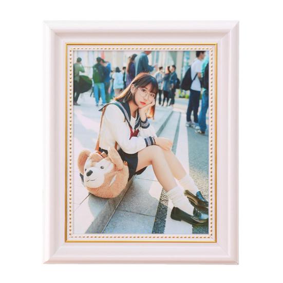 6/7-Inch Vintage Photo Frame Clear Glass Heavy Duty Art Painting Picture Display Frame