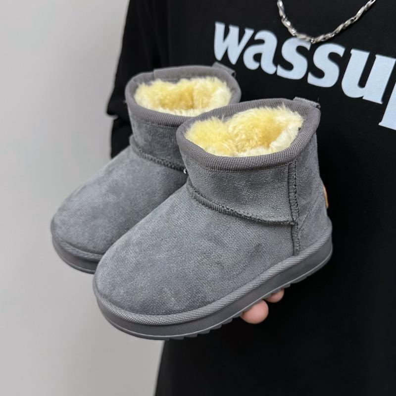 Children's Snow Boots Winter New Velvet Thickened Winter Boots Girls Soft-soled Cotton Boots Boys Baby Cotton Shoes Keep Warm