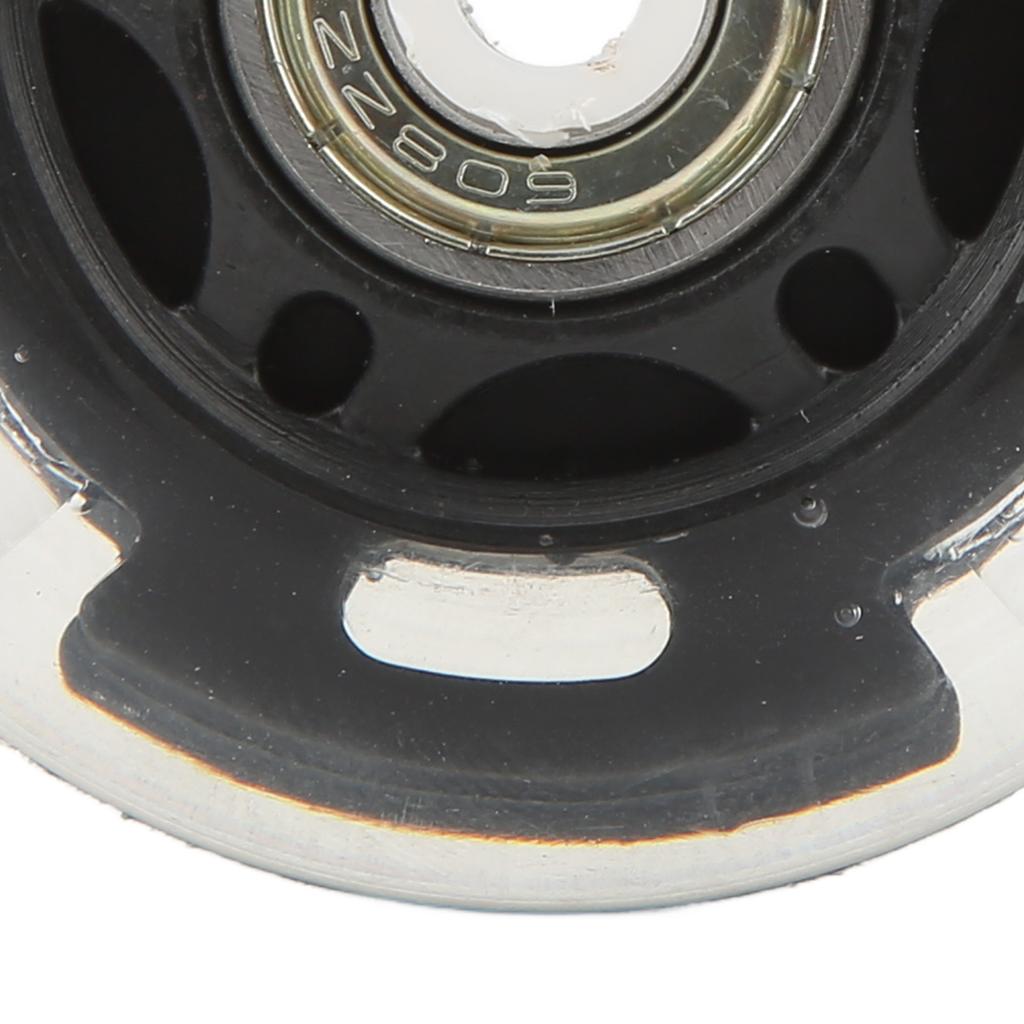 4 Stück Leuchtende Rollschuhrollen 63mm PU Flash Inlineskater-Rollen für Inlineskateboards Rollen
