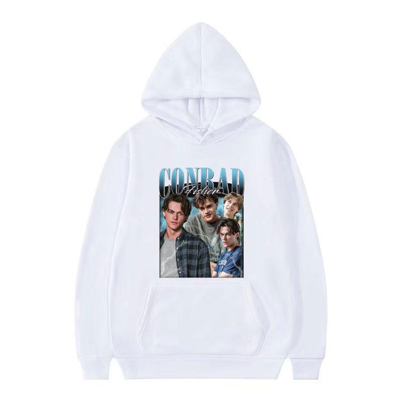 Movie Conrad Fisher Graphic Pullovers Team Conrad Cousins Beach Casual Hoodies Men Women Oversized Vintage Sweatshirt Streetwear