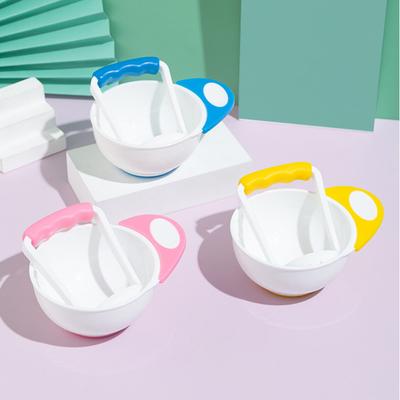 Baby Püree Maker Manuelle Fütterungsreibe Schüssel für Kartoffelpüree BPA-Freie Babyschüssel für Reise- und Heimgebrauch