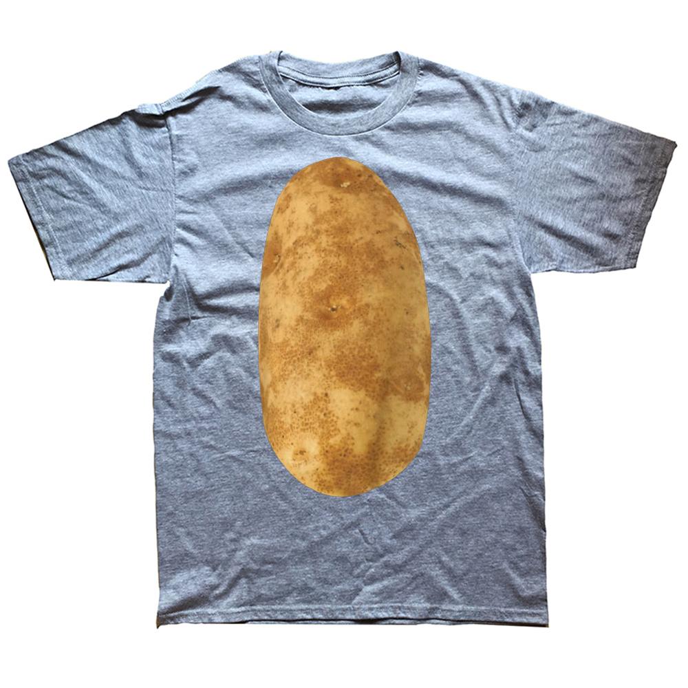 Funny Potatoes T Shirt Halloween Costume Graphic Cotton Streetwear Short Sleeve Birthday Gift Summer Style T-shirt Unisex Clothing