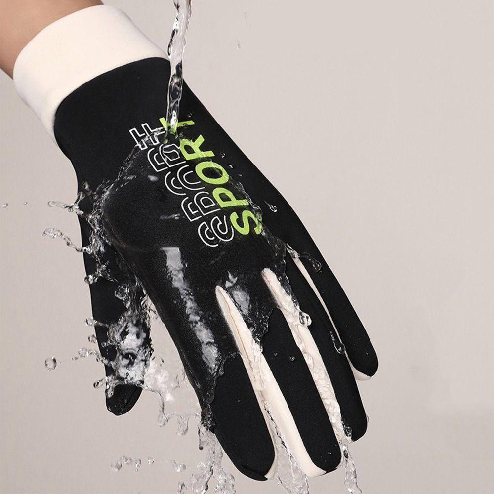 Non Slip Autumn Winter Gloves Windproof Thermal Gloves Anti Slip Cycling Gloves Driving