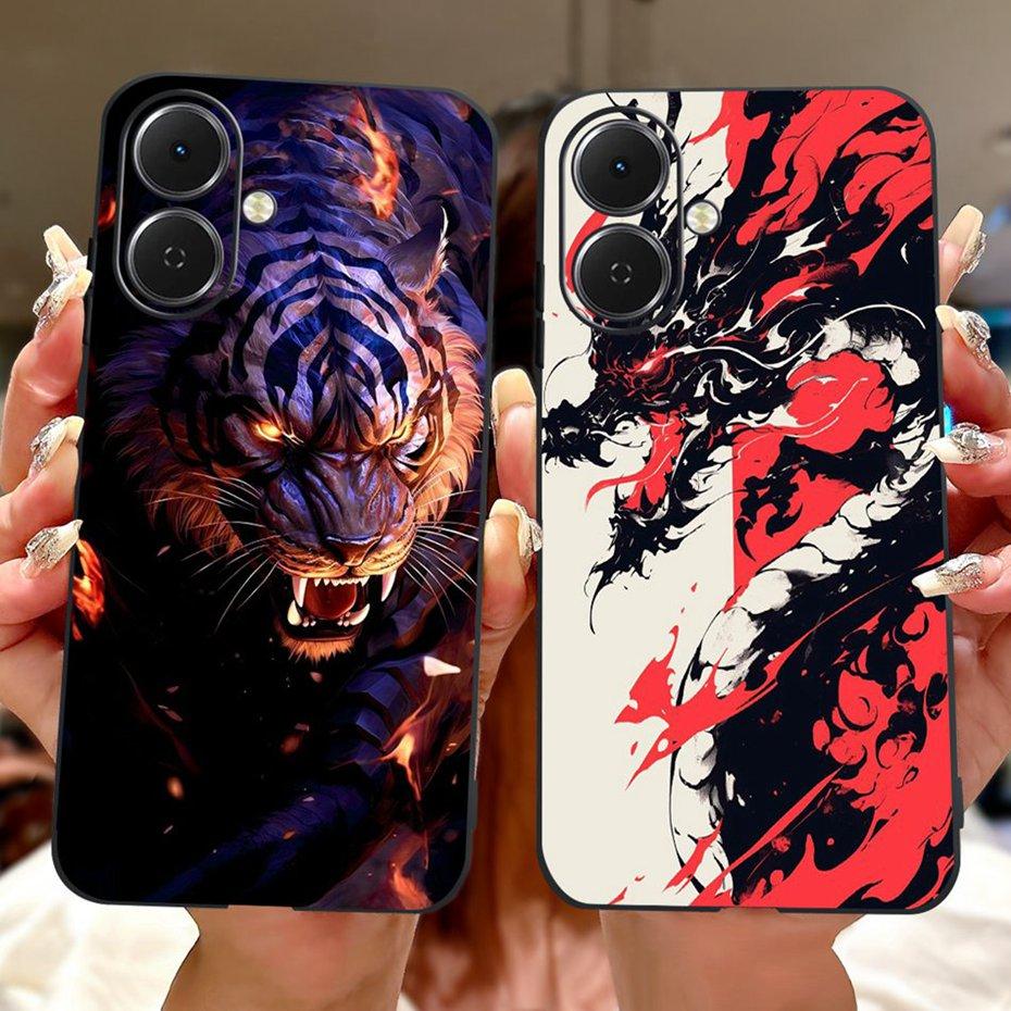 Fashion Painting Case For Tecno Spark Go 2 2025 Soft Silicone TPU Phone Cases For Tecno Spark Go2 KM4 Covers Bumpers