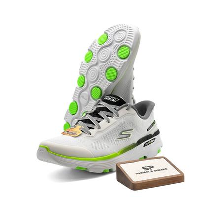 GO RUN 7.0 Men Soft Low Top Running Shoes Grey 220674-GYBK