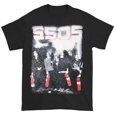Herren 5 Seconds Of Summer Feuerlöscher T-Shirt Schwarz