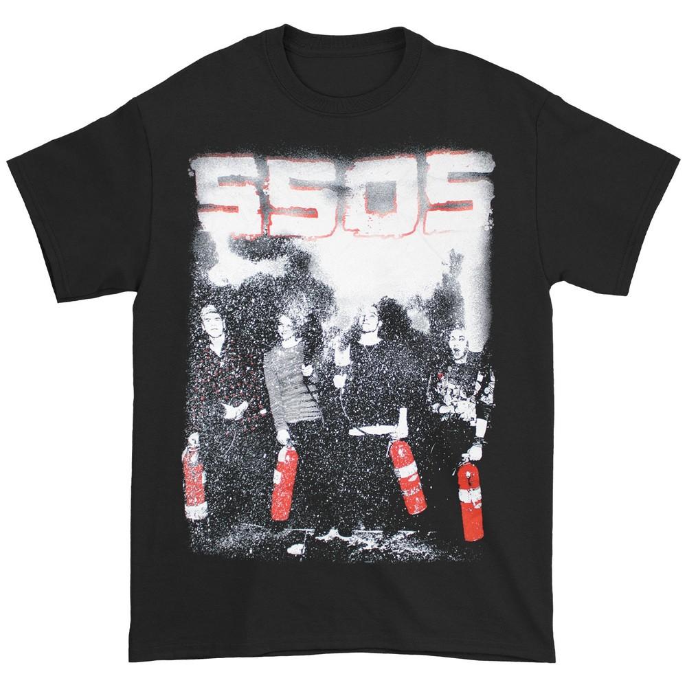

Men s 5 Seconds Of Summer Fire Extinguishers T-shirt Black 3XL