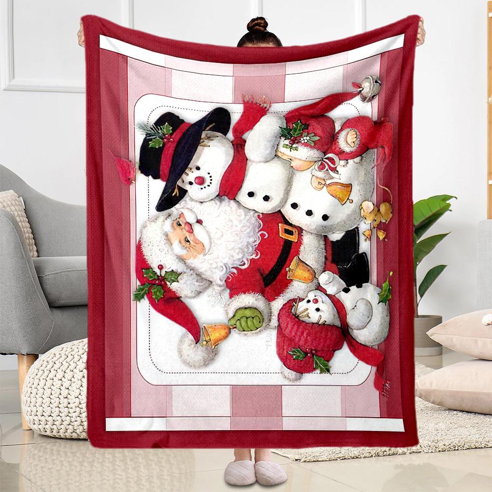 Christmas 140 Blanket Ultra-Soft Perfect for Bedding Sofa Bed All-Season Use Warmthful Decor Best Holiday Gift for Friends Family