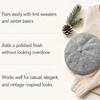 Soft Winter Woolen Beanie Elastic French Style Cap Plush Thermal Headwear Knit Beret Hat  Students