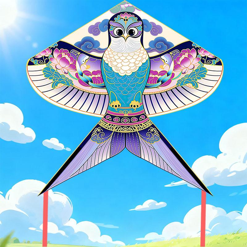 Swallow Kite With Polyester Material For Children Summer Outdoor Play