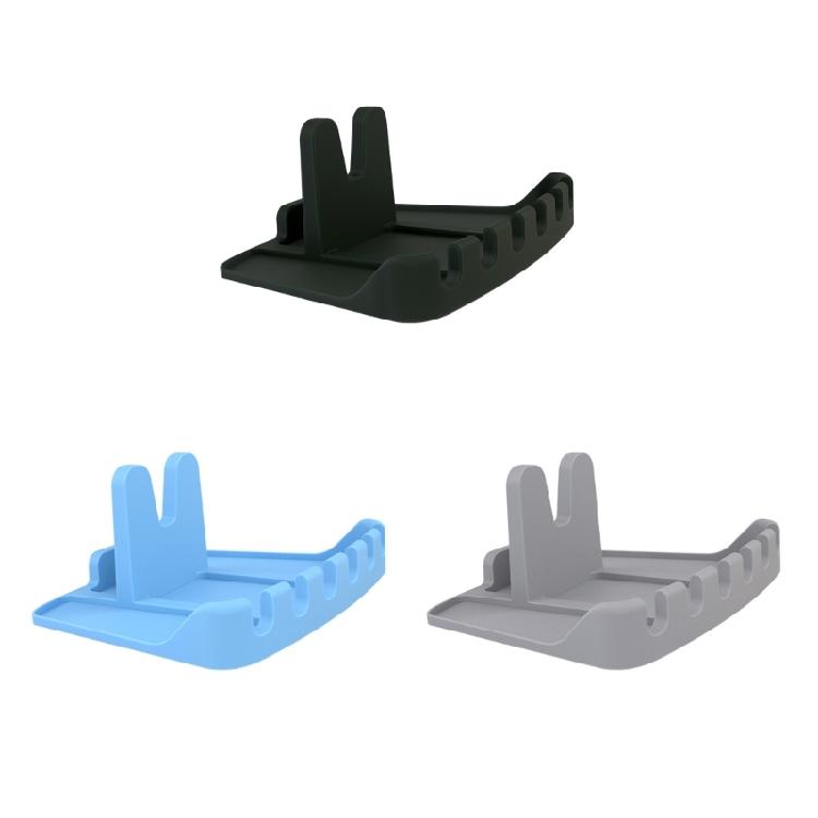 Heat-Resistant Spoon Holder Silicone Utensil Rest Kitchen Utensil Holder Spoon