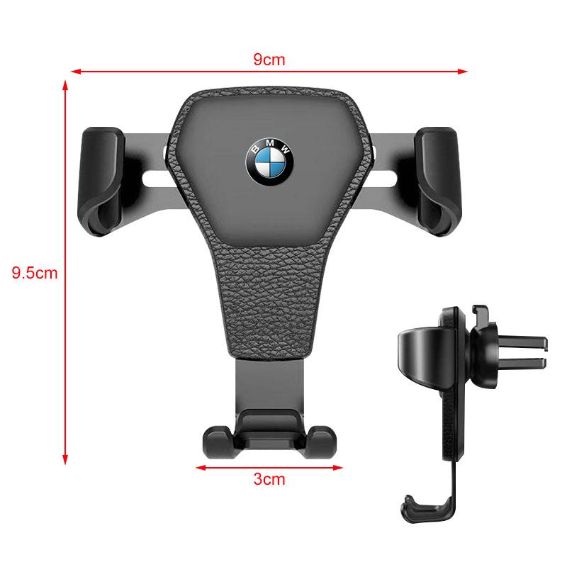 Tyngdekraft Bilmerke Telefonholder Brakett Luftklemme Feste Stativ Tilbehør For BMW M Power F10 F31 E36 E39 E87 E90 X3 X5 X1 E46 E90 F20 Z4