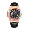 ONOLA 3855CH Luxury Watch Luminous Hands Charm Men's Mechanical Cheap Price Fashion Leather Band Automatic Male Watches