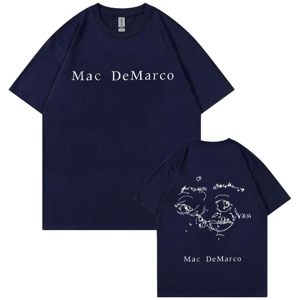 Mac Demarco One Wayen G Album Graphic Print T Shirts Men Lndie Pop Rock Alternative Music Tshirt Male Oversized Tshirts