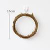 DIY Floral Wreaths 10cm/15cm/20cm/25cm/30cm/40cm Rattan Ring Artificial Garland