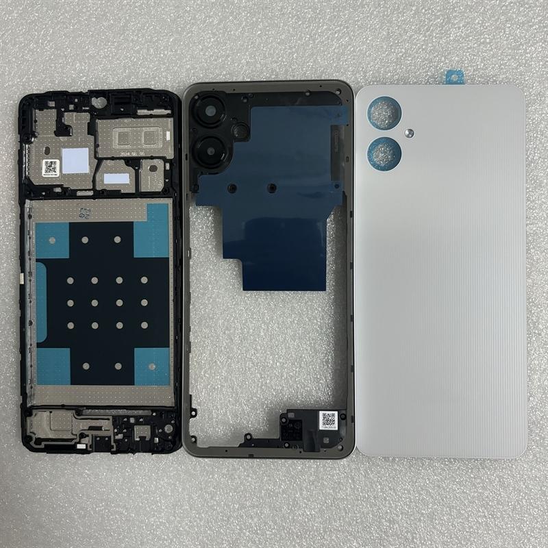 Full Housing For Samsung Galaxy A06 A065 LCD Front Housing Middle Plate Frame Housing+Battery Back Cover Repair Parts