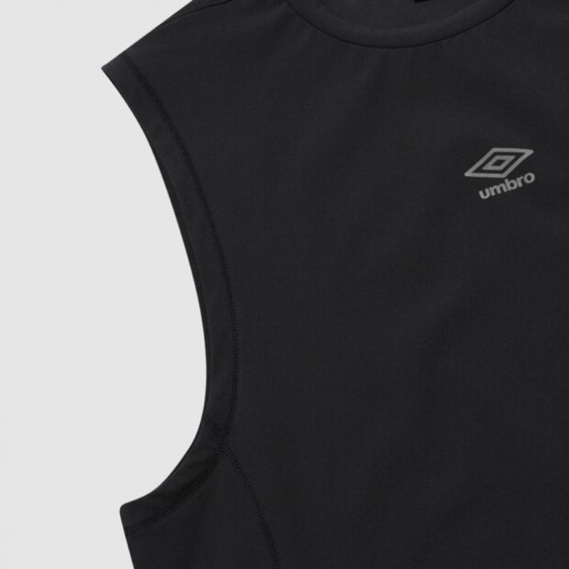 Umbro All Round Cooling TricoT Sleeveless T shirT Ur121ssl21 Blk