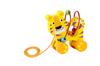 TOOKY TOY Wooden Toy Bead Pull Along (Tiger) (TKE008)