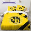 Set Copripiumino Trapuntato Modello BSC Young Boys Decorazione per la Casa Regalo (1 * copripiumino + 2 * federe senza imbottitura)