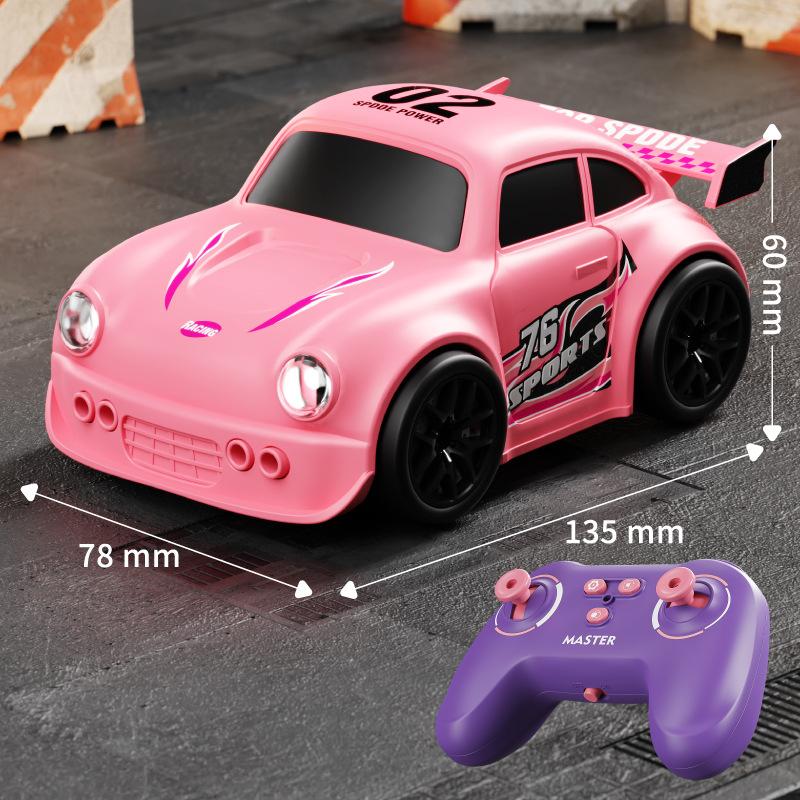 1:64 Mini RC Car Desktop Drift Racing Car with Smart Gesture Sensor Remote Control Toy Vehicle for Kids Boys Birthday Gift