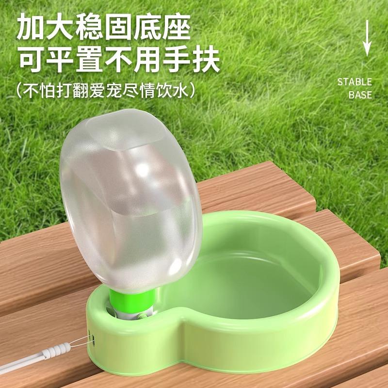 Dog going out water cup folding kettle portable water dispenser outdoor dog walking large capacity kettle going out feeding bowl
