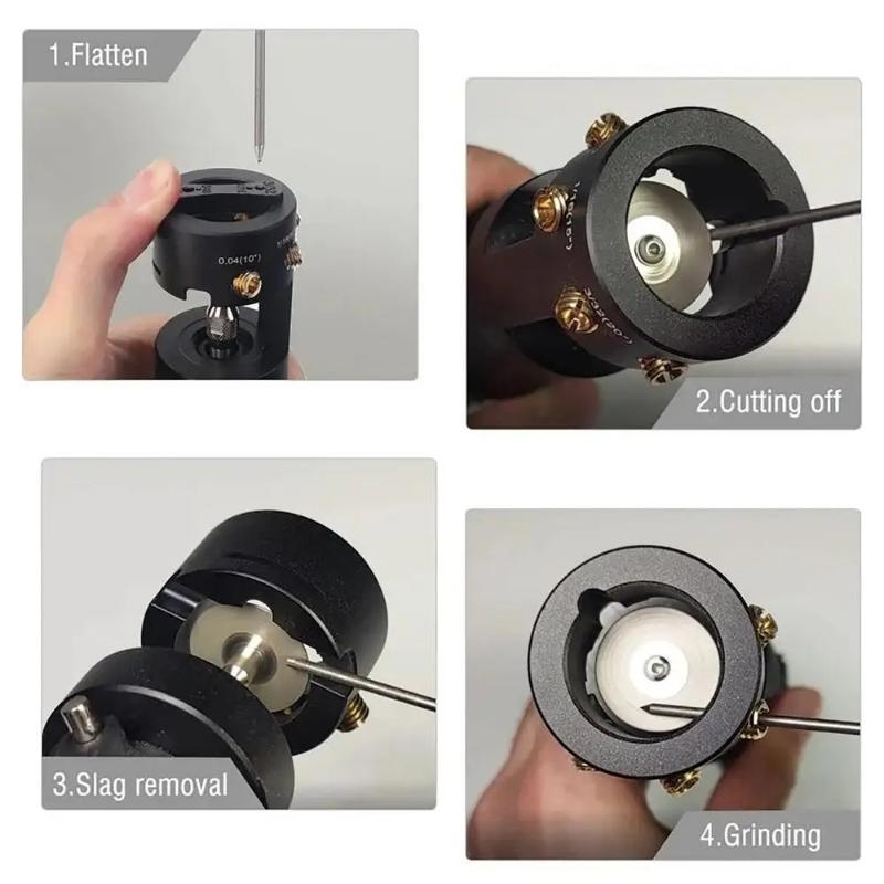 Tungsten Electrode Grinder Tig Welding Tools Multi-Angle And Offset Horizontal Holes With Cutoff Slots, Electrode Grinding Tools