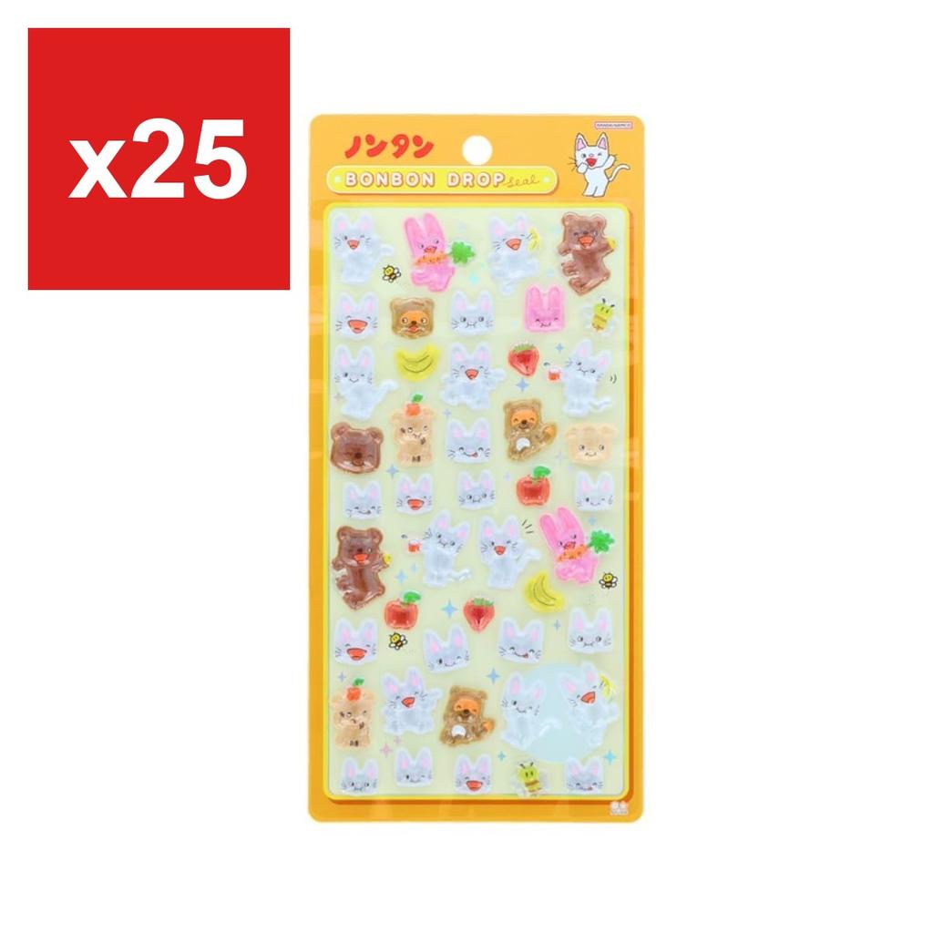 Sun-Star Stationery Nontan Bon-Bon Drop Sticker, Mogu Mogu Mogu