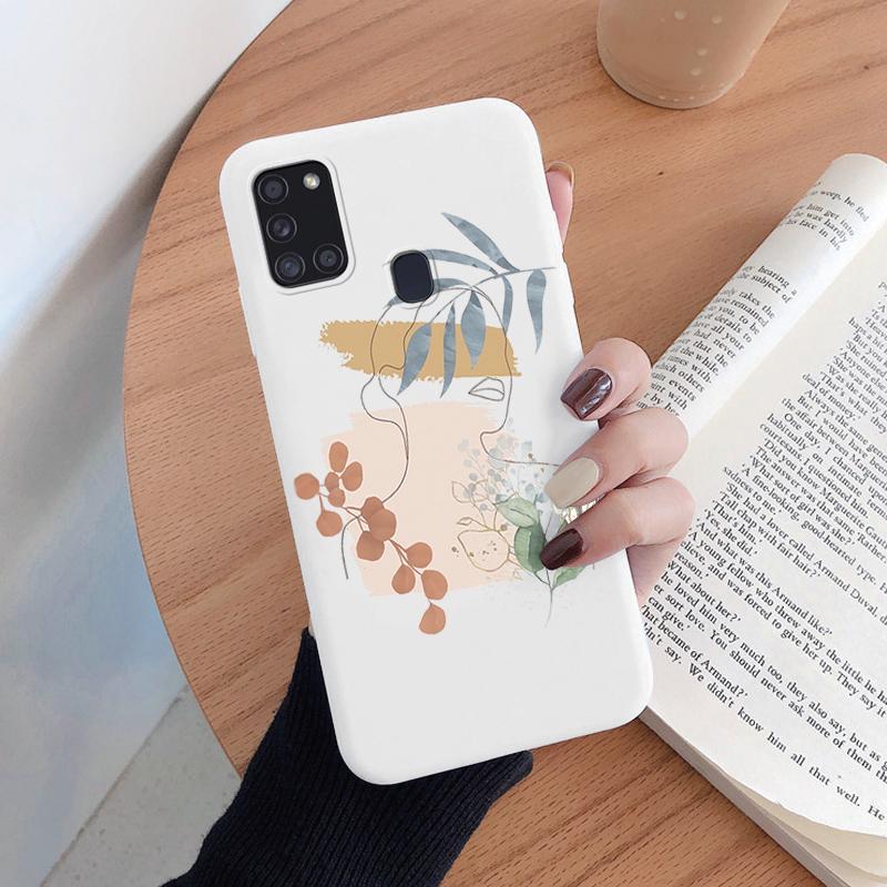 For Samsung Galaxy A21S A50 A51 A52 A32 A31 Phone Case Fashion Leopard Print Pattern Soft Silicone Fundas Protective Cover Shell