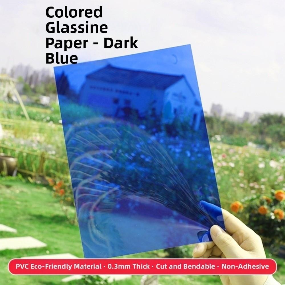 Thickened Transparent PVC Sheet DIY Translucent Hard Sheet  for Children s Handmade 2pcs-9