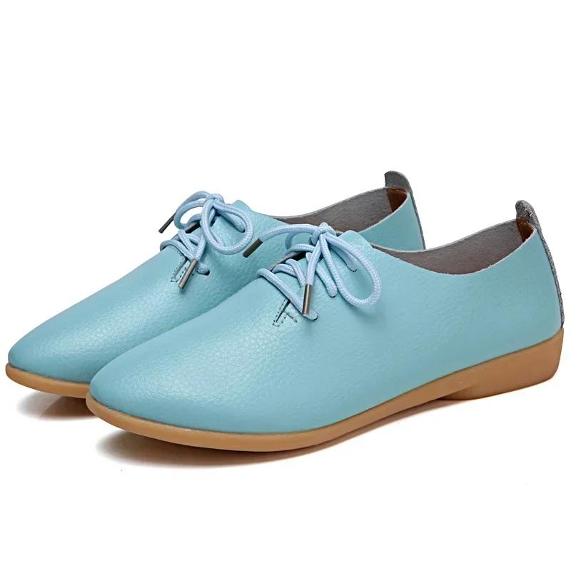 

Мокасины Обувь для женщин Брендовая женская обувь Высокое качество Мягкая удобная повседневная обувь Большие размеры 35-44 Zapatillas De Mujer 35 небесно-голубой