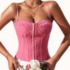 The popular Spice Girls women's clothing in Europe and America can be adjusted to gather and wrap the chest.
