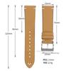 Quick Release Watch Band for Men Women 18mm 20mm 22mm Vintage Leather Watch Strap Replacement Handmade Stitching Cowhide Strap