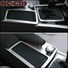 Stainless Steel Water Cup Holder Panel Gear Shift Panel Decorative Strip Frame For Mercedes Benz W204 W212 C180 C200 2007-2014