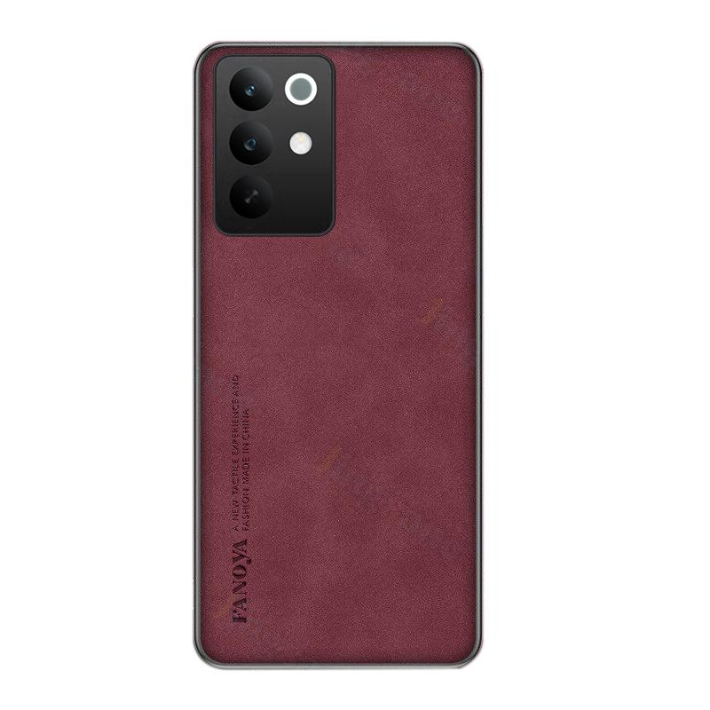 For Realme C85 Pro Case Frosted Soft Vintage Leather Anti Drop For Realme C85 Back Cover