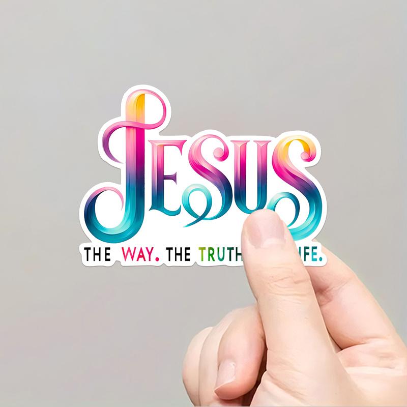 Christian Inspirational Quotations Vinyl Stickers Decals for Water Bottles Laptops Mobile Phone Cases Cars Q136