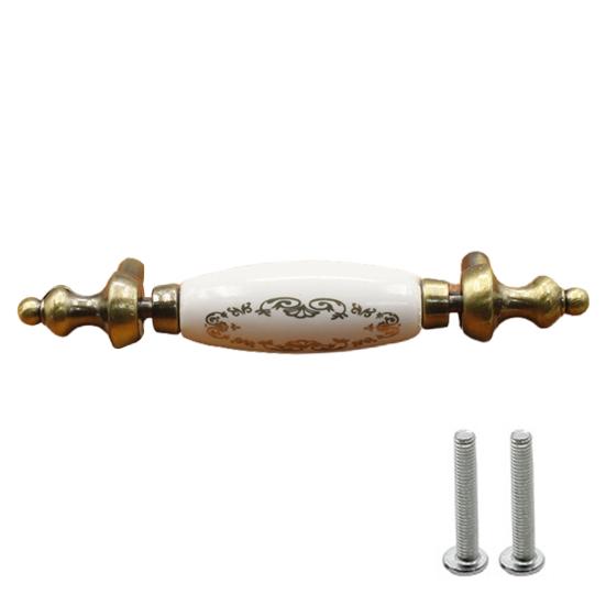 Poignée de tiroir de haute qualité, matériel de Construction solide résistant à la Corrosion, bouton de porte de garde-robe en céramique