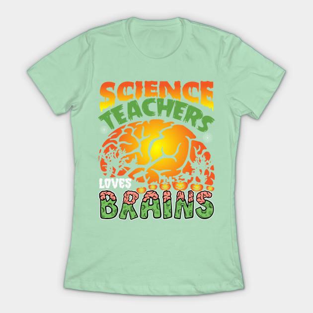 teachers love brains t shirt