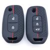 Silicone Car Flip Key Case Cover For Renault Kwid  Kadjar Captur Megane Sandero Stepway Logan Clio 5  Arkana