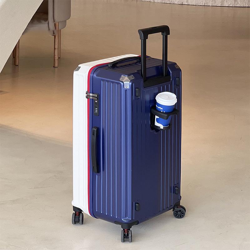 Anti-Fall Aluminum Frame Luggage Trolley with Large Capacity & Combo Lock