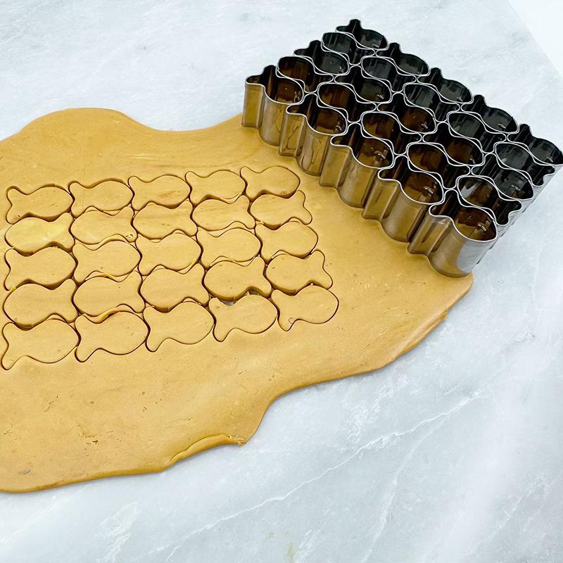 Fish Cookie Cutter Stainless Steel Fish Cracker Cookie Cutter Unique Fish Cookie Molds Mini Cookie Cutters For Baking