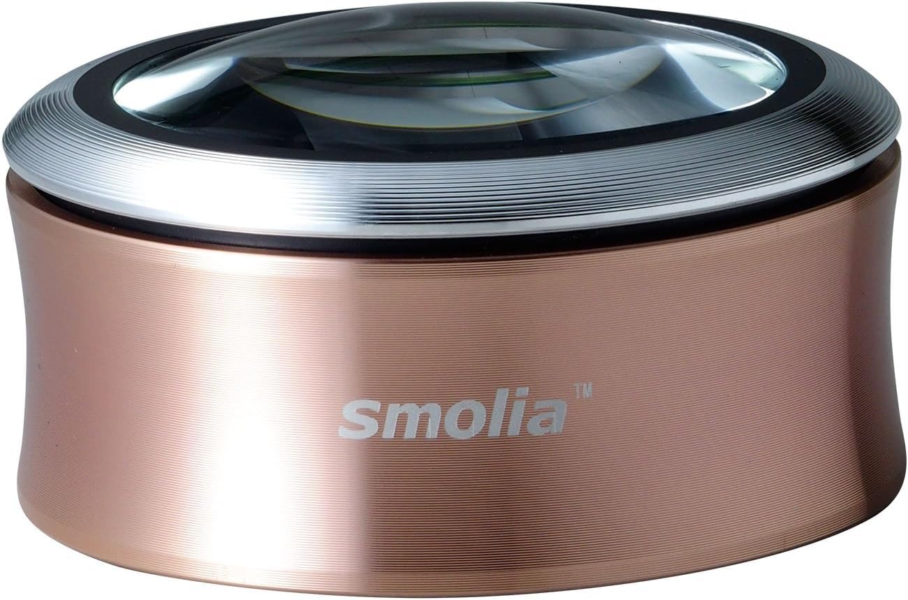 

3R Three R System Rechargeable Desk Magnifier [LED Magnifier] Lens Magnification: Approximately 3x, Gold