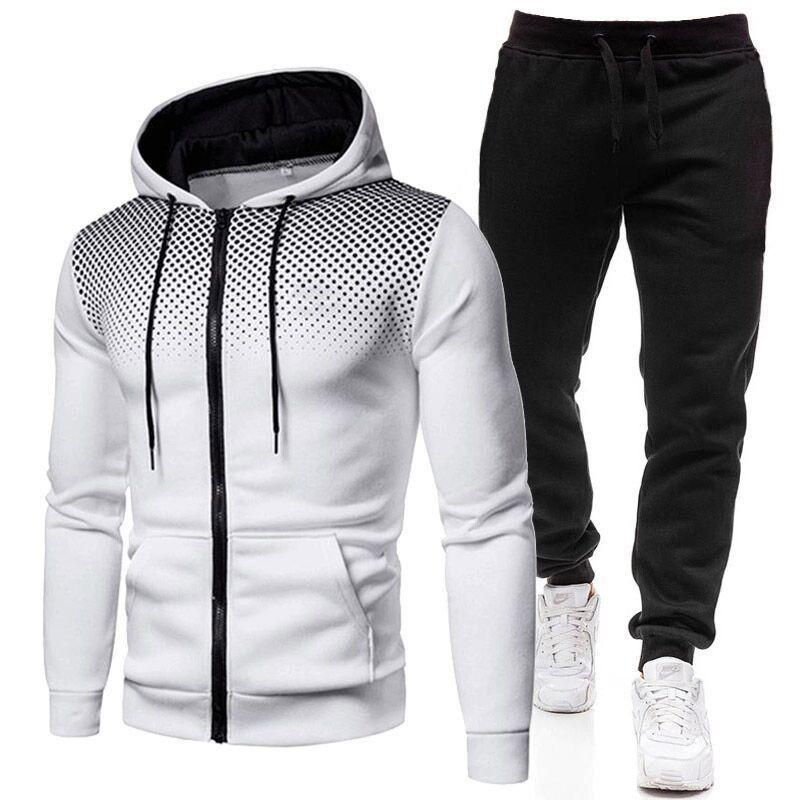 Sweatshirt Pants Sports Fitness Men s Suit L