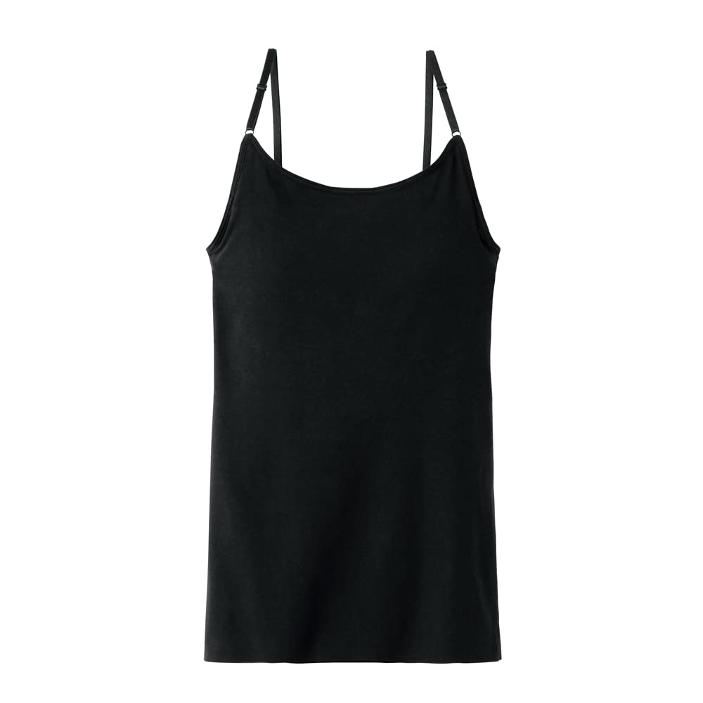 GUNZE CFA Cotton Blend Bra Top with 3D Size L CB4456V(N) Women's Cups, Black,