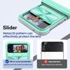 Funda de Moda Transparente Acrílica para Protección de Cámara Para Samsung Galaxy Z Flip 4 5g Flip4 Antiarañazos Dura para Teléfono