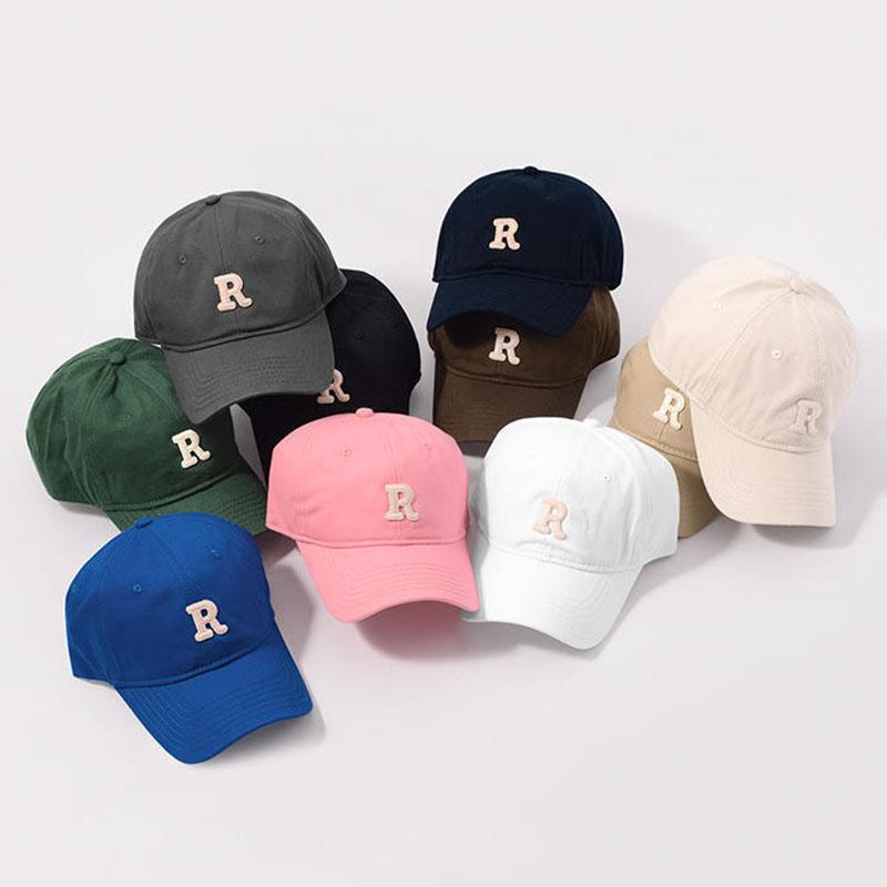 Custom Logo Spring Unisex Solid Color Baseball Caps for Men Women Outdoor Sport Baseball Cap Teenagers Vintage Visor Hats