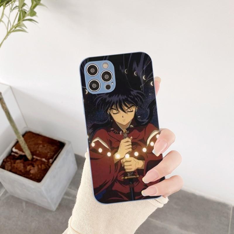 Inuyasha Sesshomaru Phone Case For IPhone 14 11 12 13 Pro Max X XR XSMax 6 6S 7 8 Plus SE 2022 Soft Square Color Phone Cover