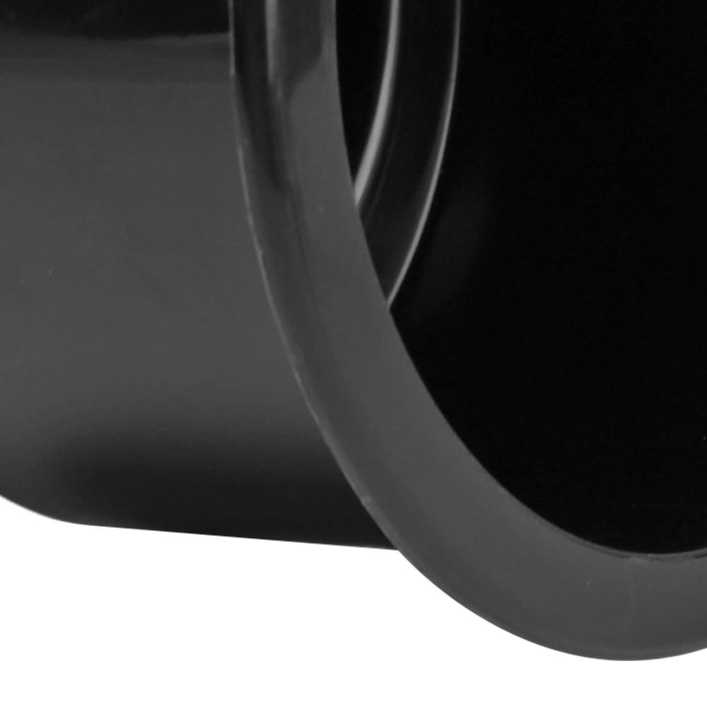 Easy Clean Black Cup Holder White Smooth Surface Drink Holder Drain Hole Insert Drink Holders Marine Boat