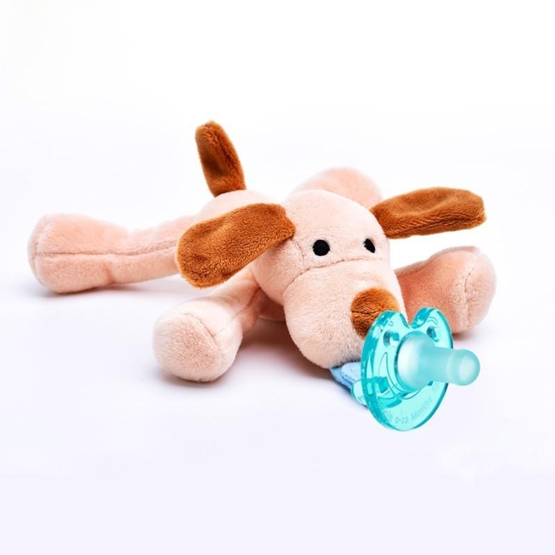 Baby Pacifier Toy With Silicone Material For 024 Months Infants And Hanging Plush Animal Decor