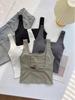 Criss-Cross Strappy Tank Top with Built-In Chest Pads - Slimming and Stylish One-Piece Inner Wear