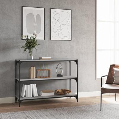 Vidaxl Bookshelf, Sonoma Oak Grey, 100X33X70.5 Cm